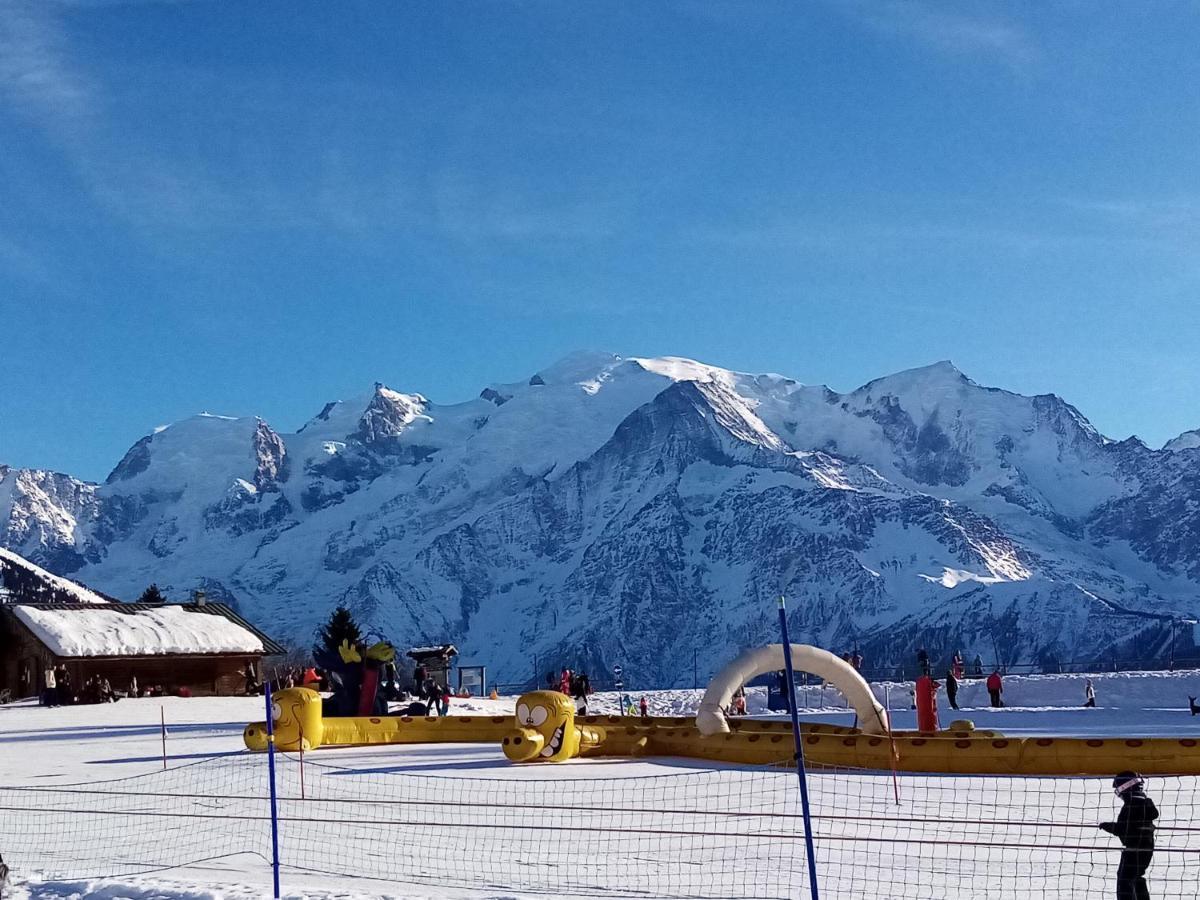 Mont Etape , F2, 42 M2, Calme, Vue Mt Blanc Appartement Passy  Buitenkant foto